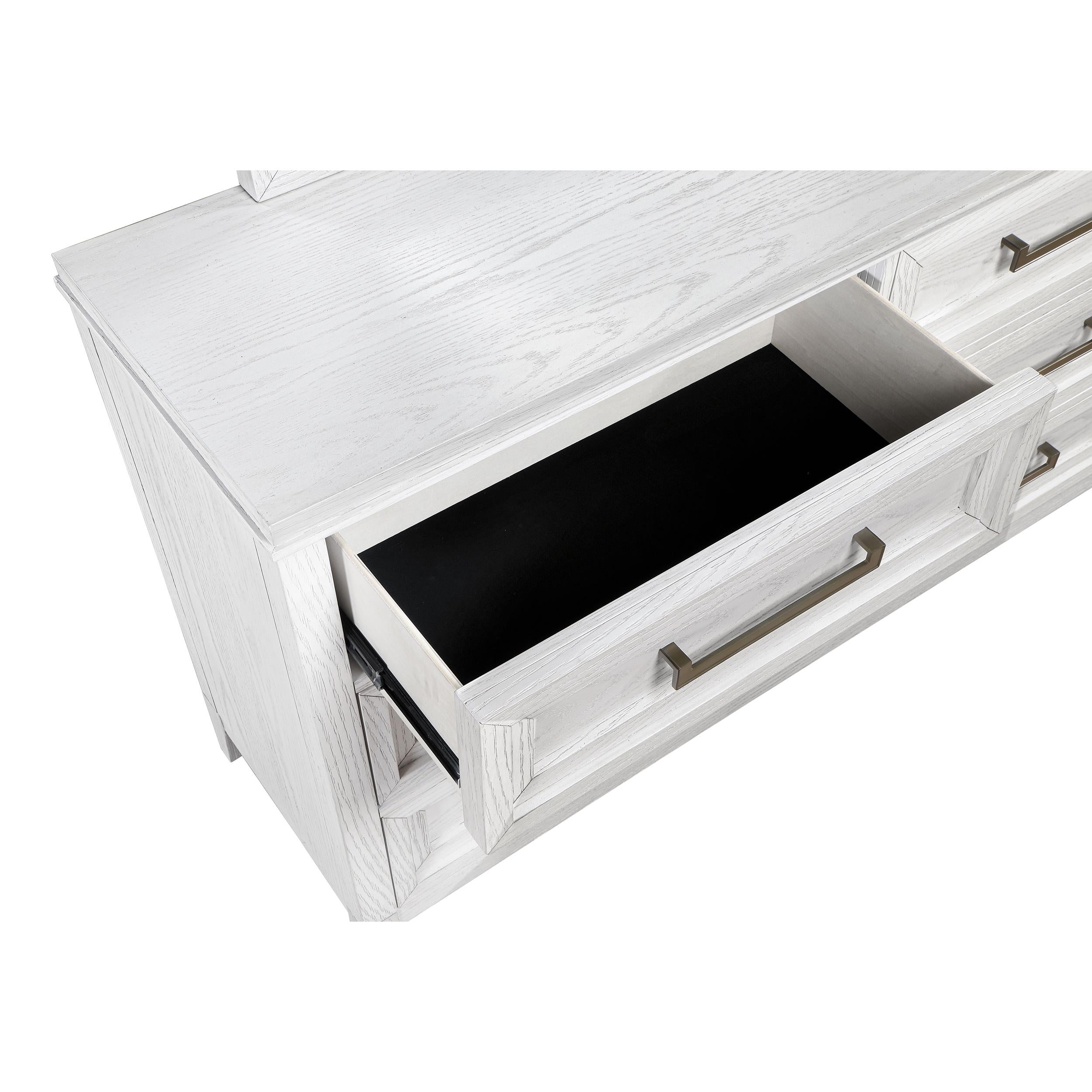 Coaster Furniture Marielle 224843 6-Drawer Bedroom Dresser - Distressed White IMAGE 11