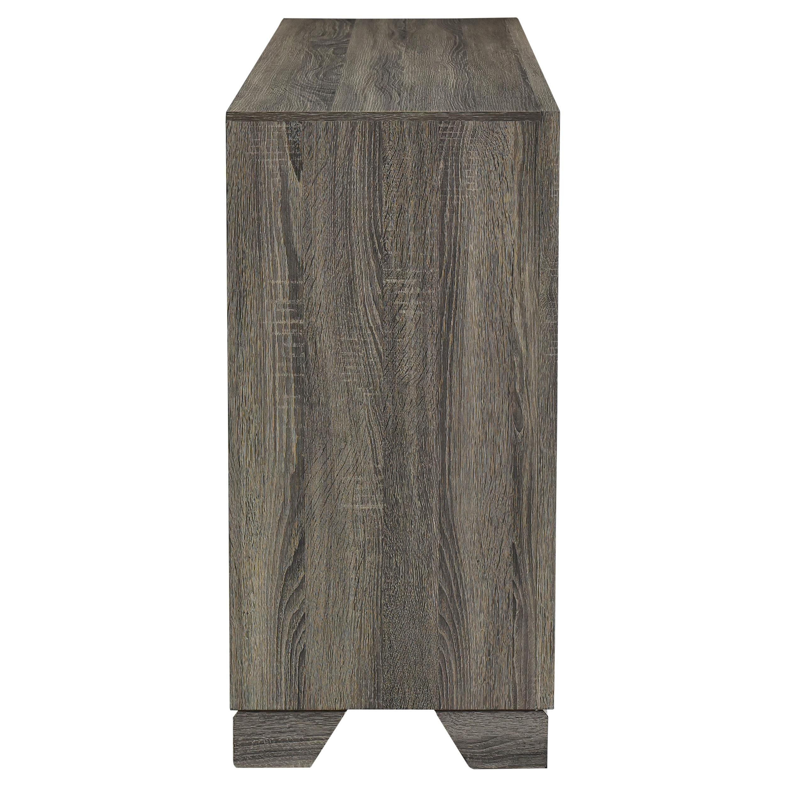 Coaster Furniture Wright 223343 6-Drawer Dresser Cabinet - Brown Oak IMAGE 8