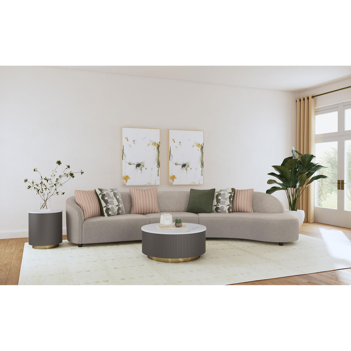 Fayette Fabric 2 pc Sectional 504920
