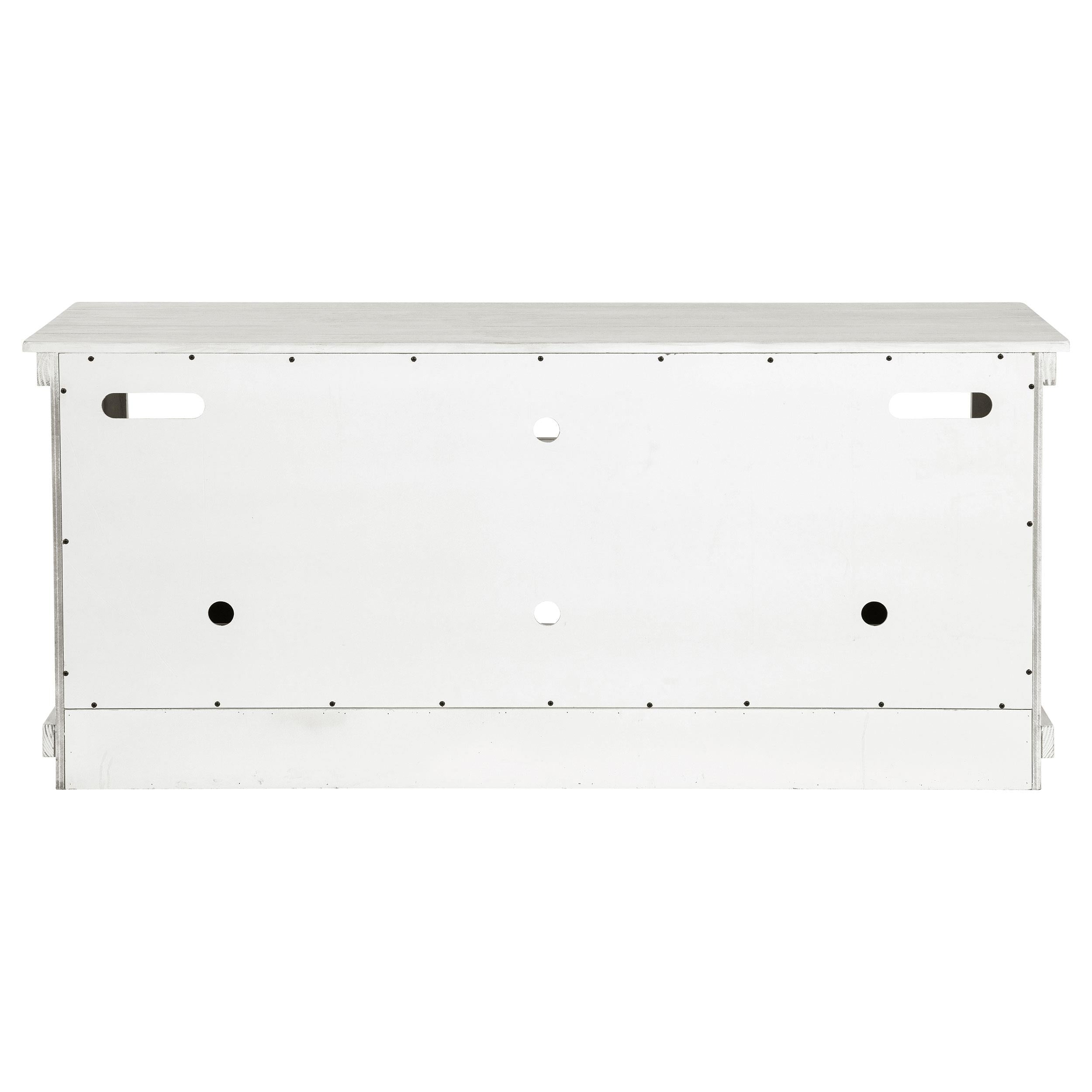 Coaster Furniture Payne 710052 60-inch TV Stand Media Console - Distressed White IMAGE 7