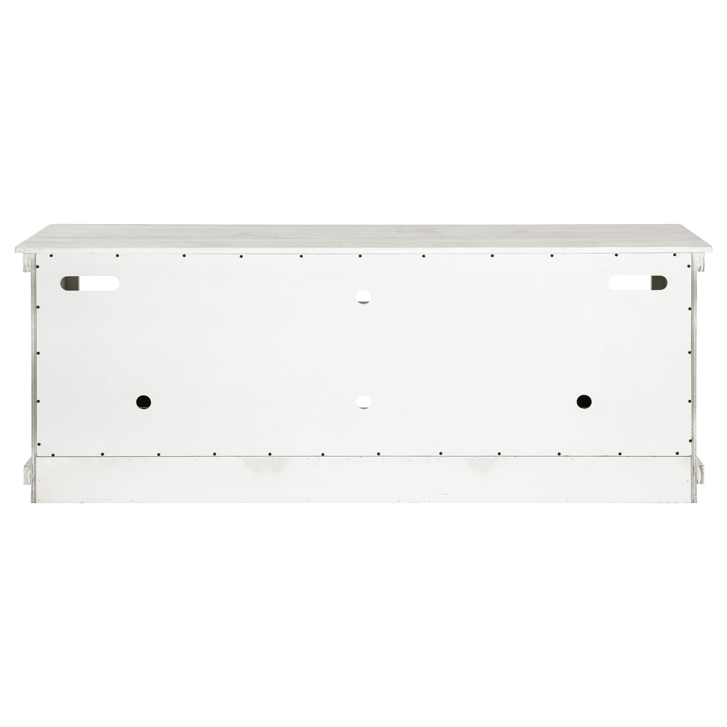 Coaster Furniture Payne 710053 70-inch TV Stand Media Console - Distressed White IMAGE 7