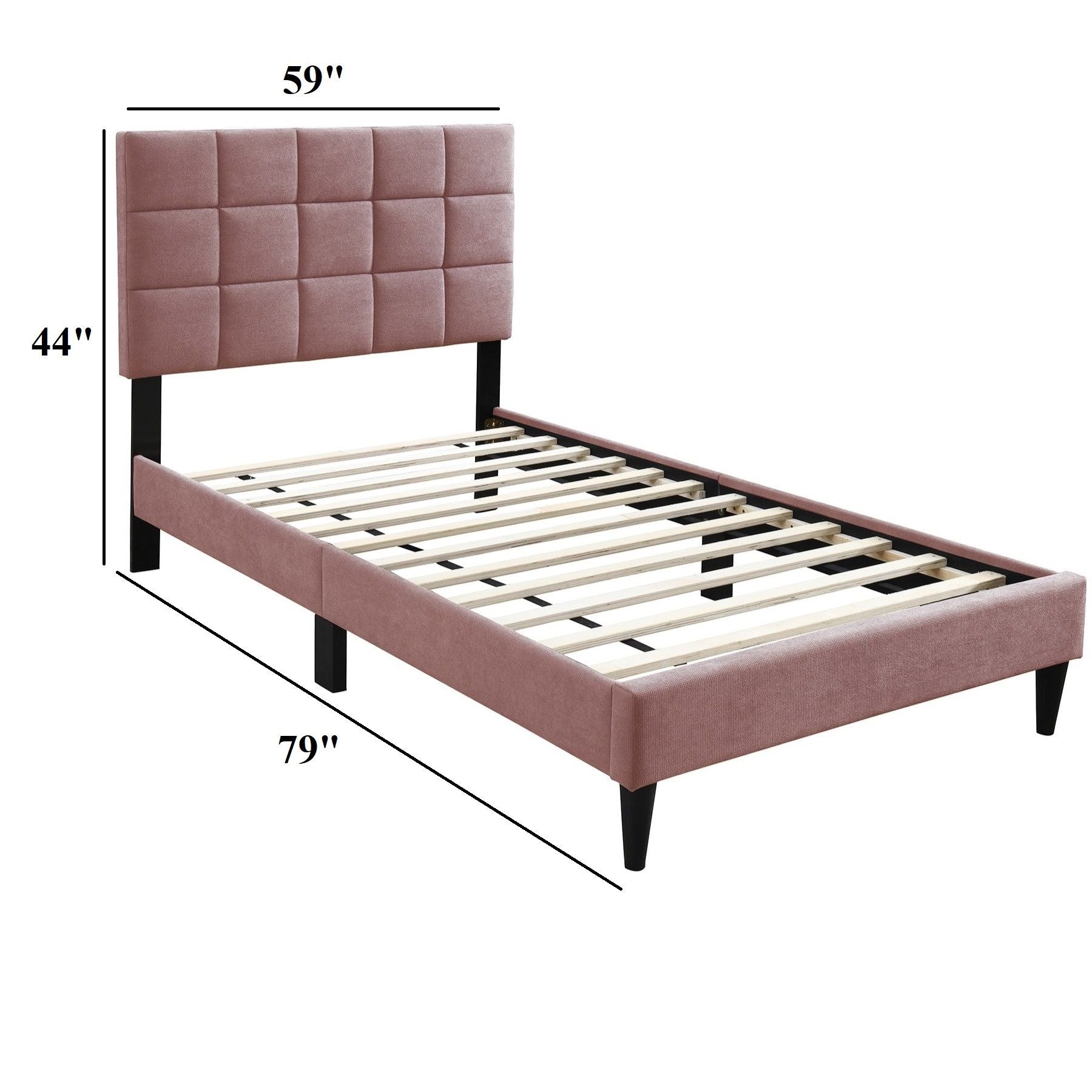Modern Bed With Adjustable Headboard