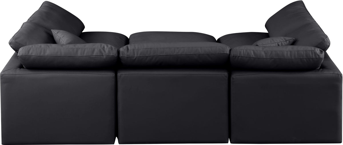 Indulge - Faux Leather 6 Piece Modular Sectional