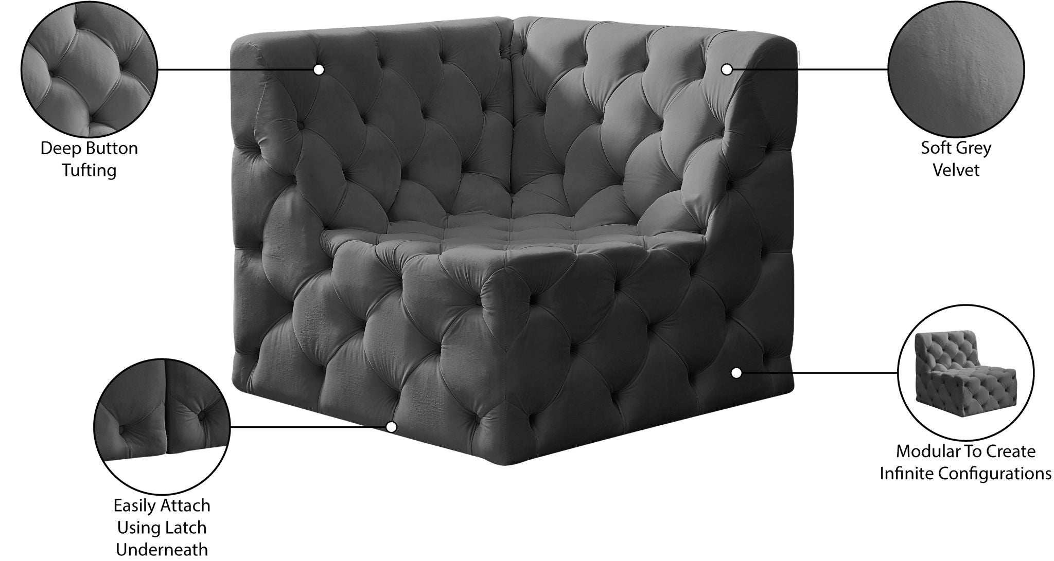 Tuft - Corner Chair