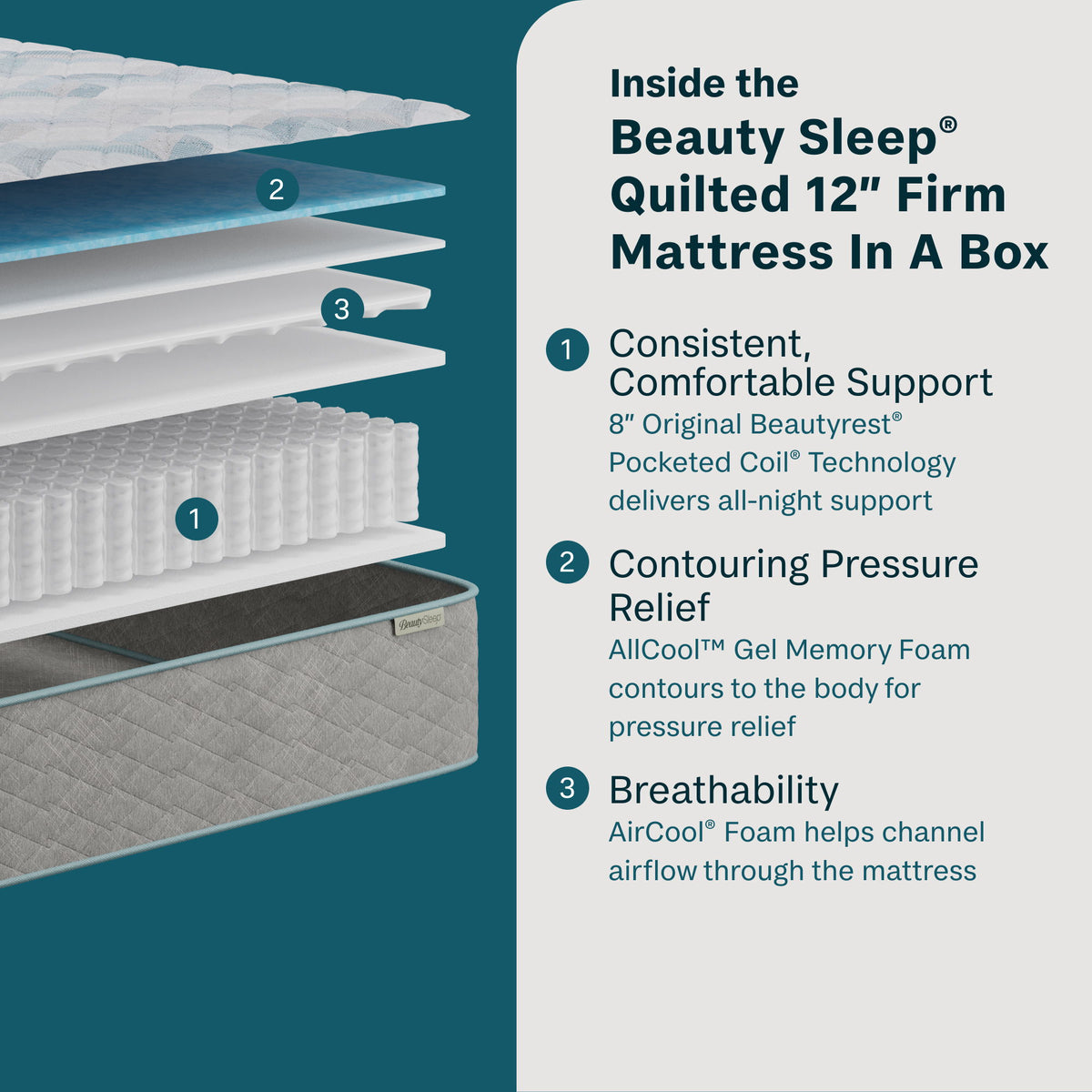Soothing Nights - 12" Firm Mattress In A Box