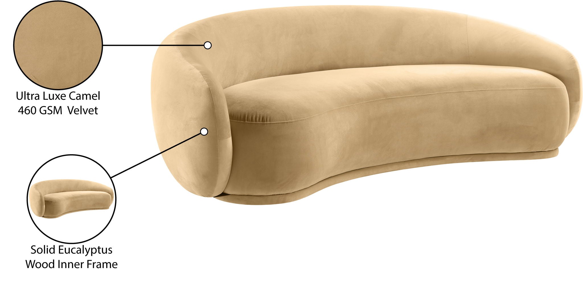 Emery - Velvet Sofa