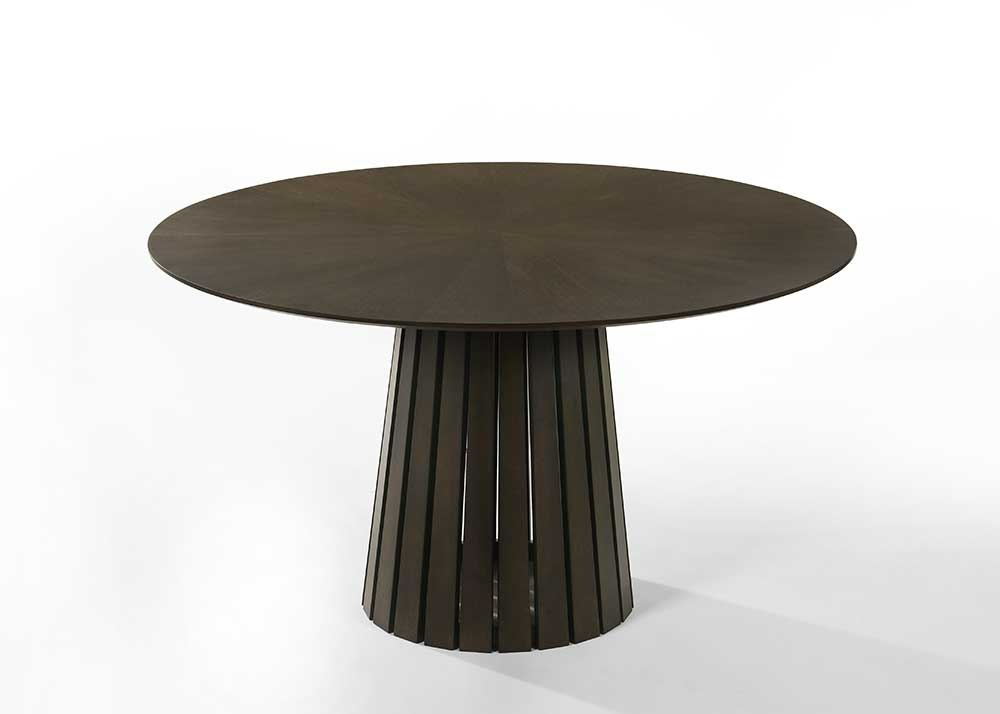 Weiss - Mid-Century Modern Wenge Round Dining Set - original 1