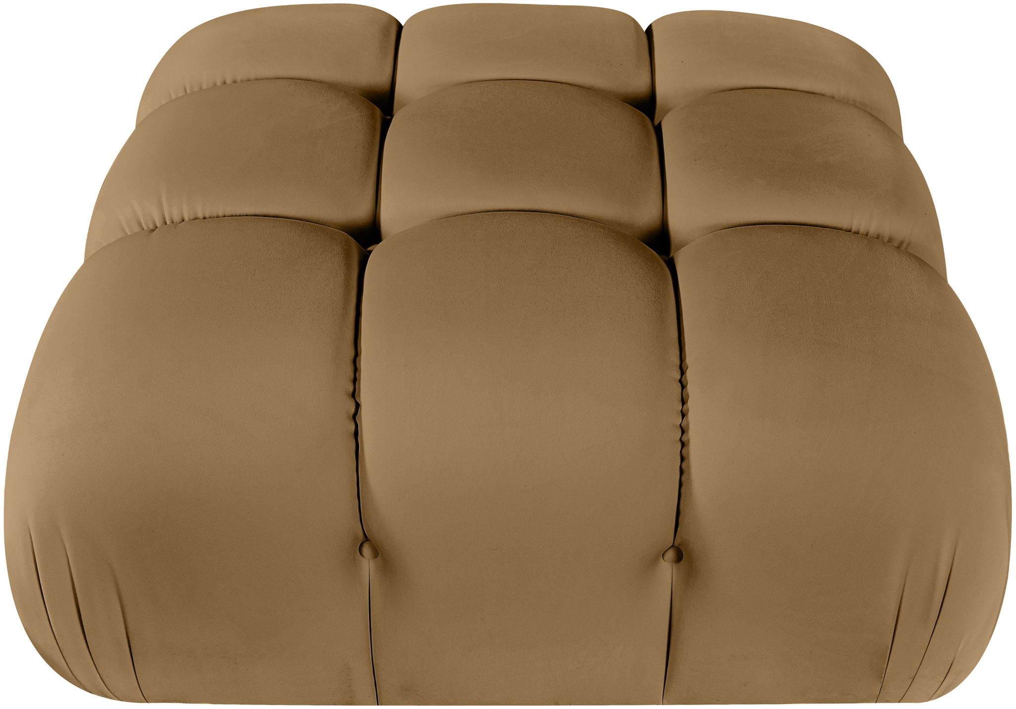 Orin - Velvet Performance Fabric Upholstered Modular Ottoman