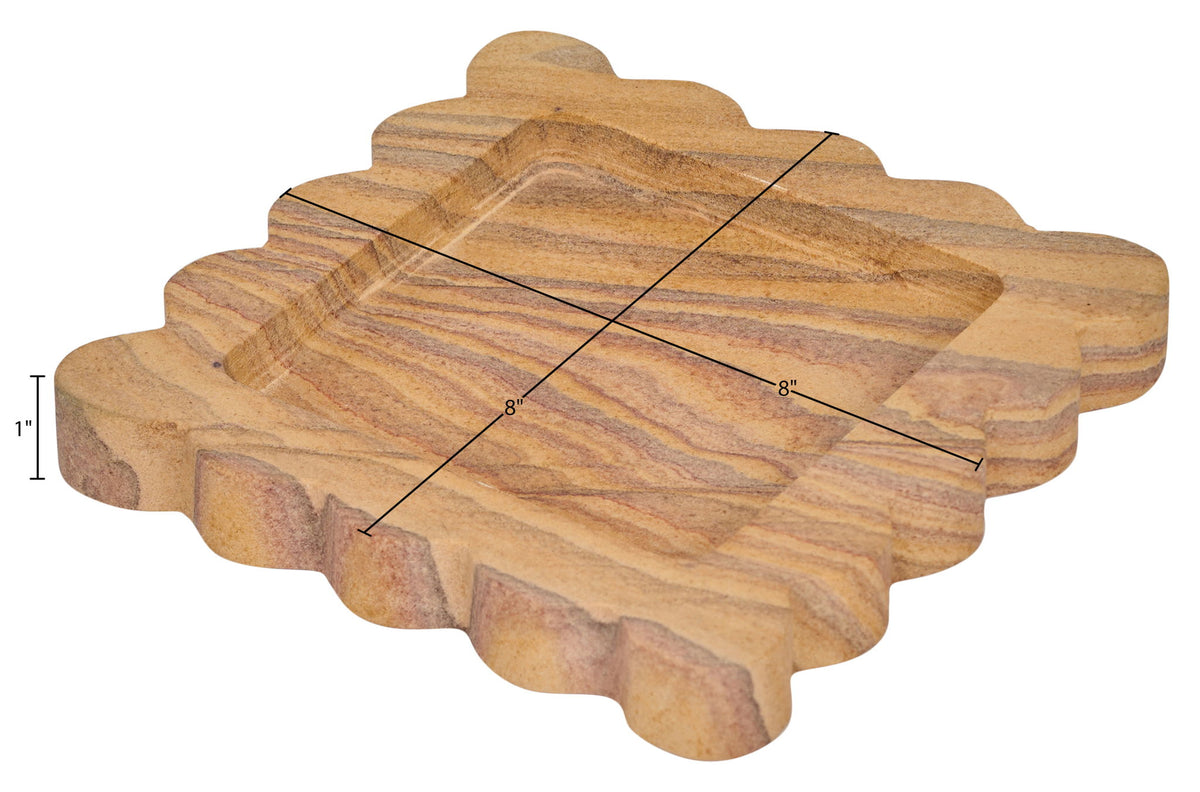 Natalie - Sandstone Tray - Sand
