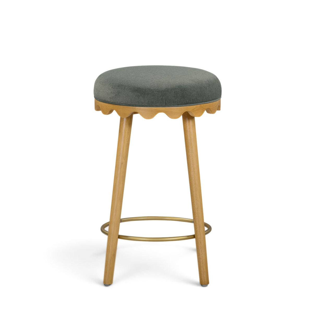 Oodle - Performance Vegan Mohair Stool