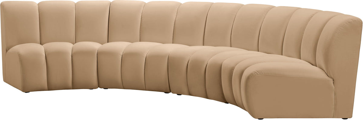 Infinity - 4 Piece Modular Sectional - Camel