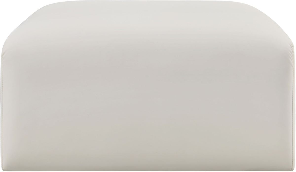 Arc - Faux Leather Ottoman