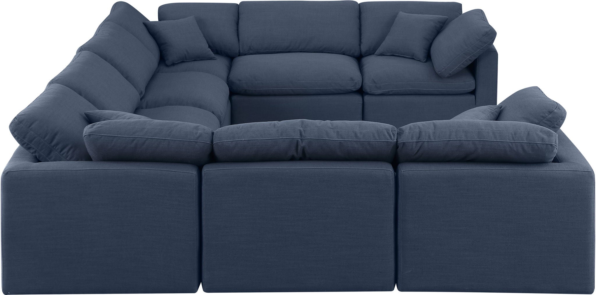 Indulge - Linen 8 Piece Modular Sectional