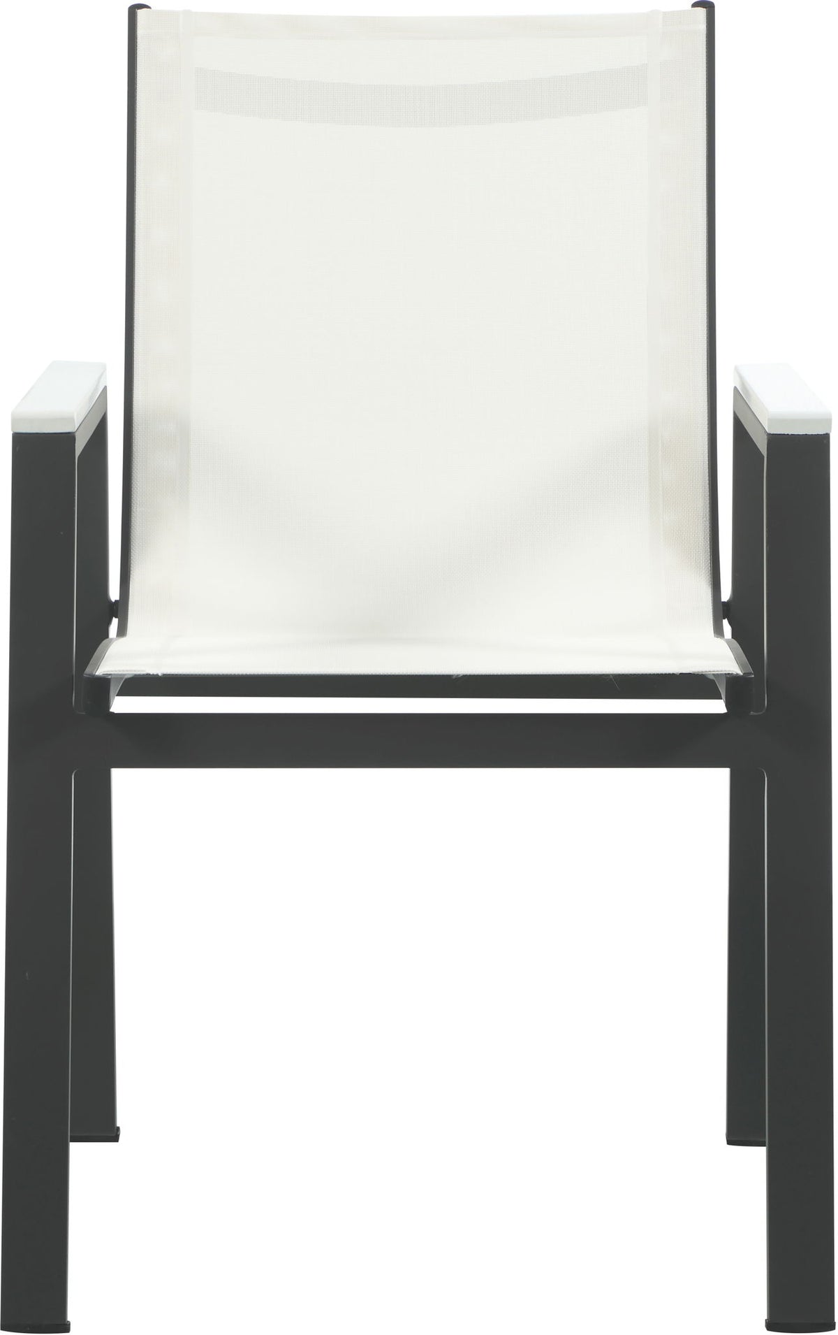Nizuc - Outdoor Patio Dining Arm Chair With Gray Frame (Set of 2)