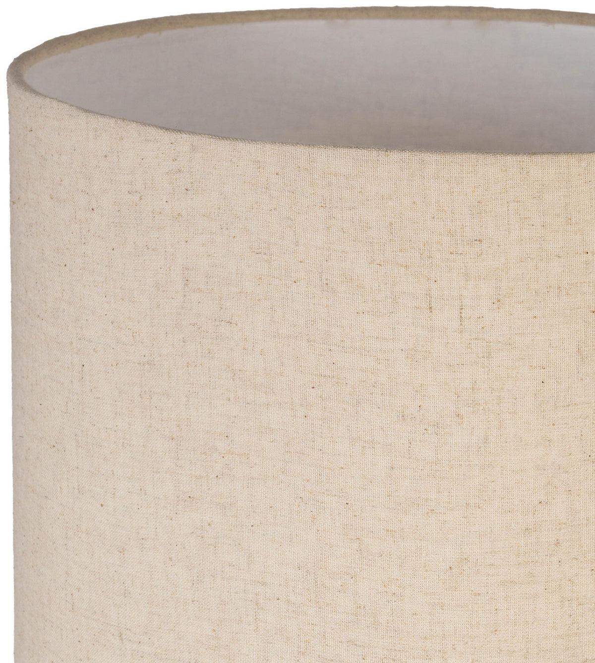 Orenda - Mango Wood Base And Linen Textured Fabric Shade Table Lamp - Travertine / Natural