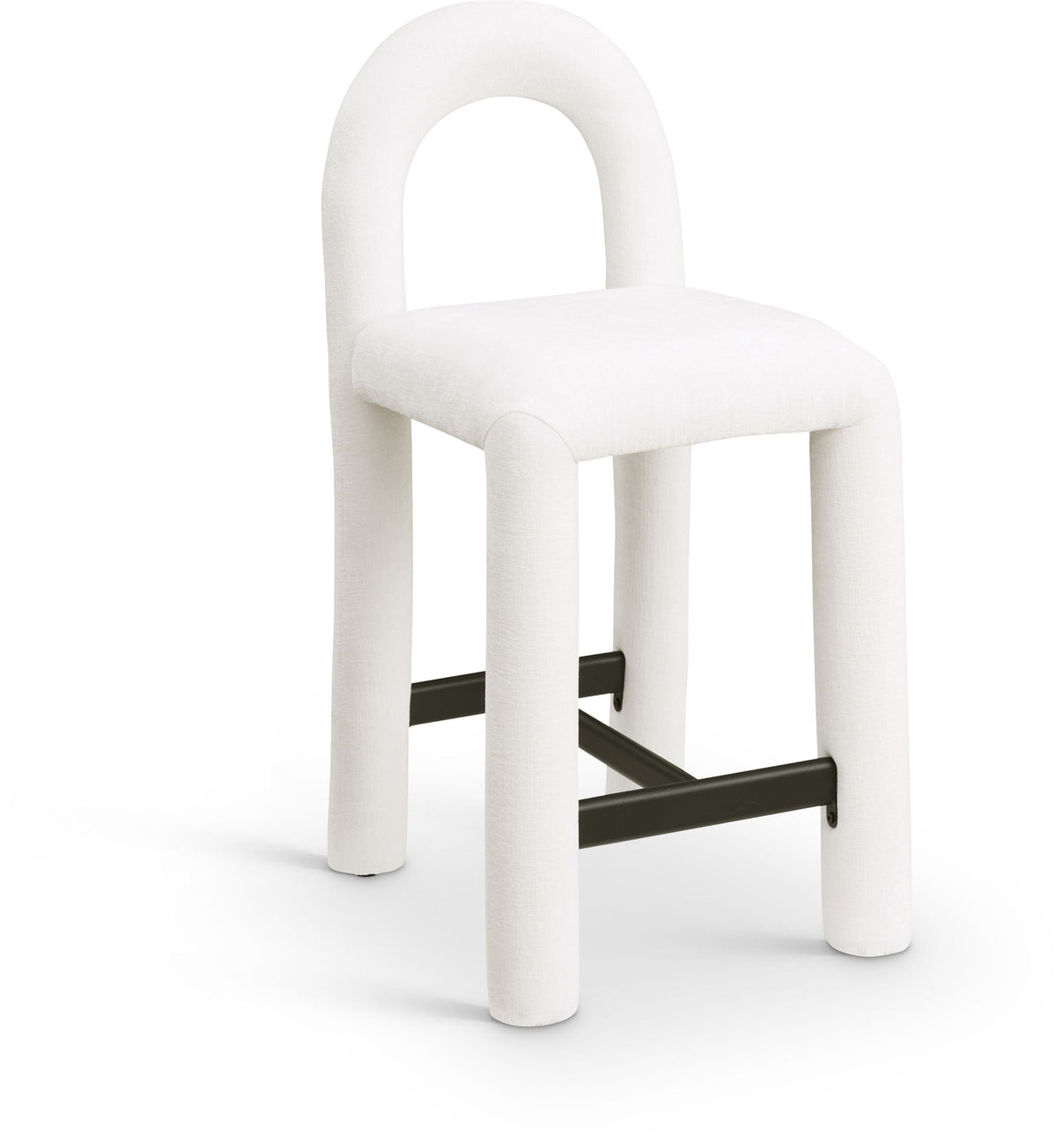 Amari - Chenille Fabric Stool