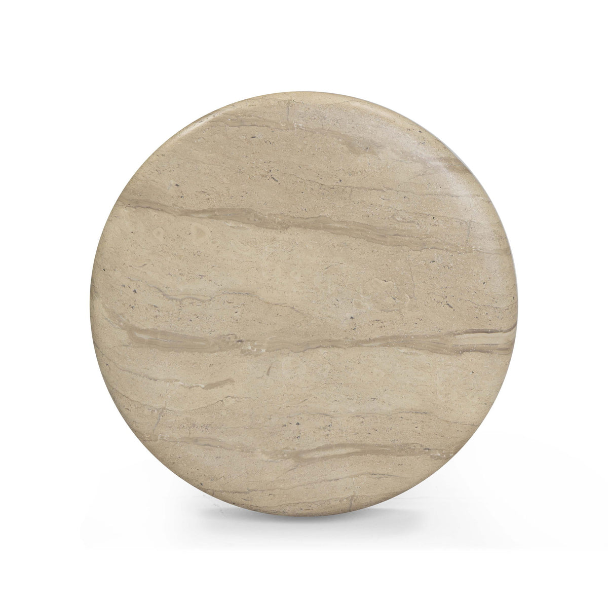Hyre - Indoor / Outdoor Concrete Side Table - Faux Travertine