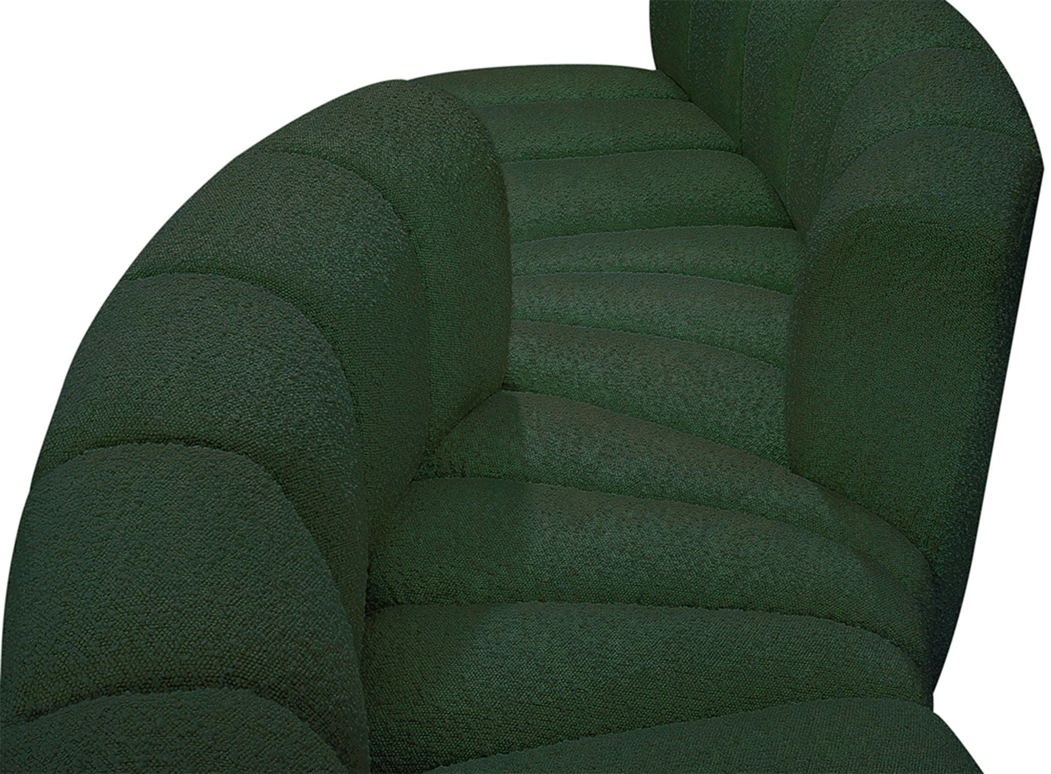 Arc - Boucle Fabric 4 Piece Sofa