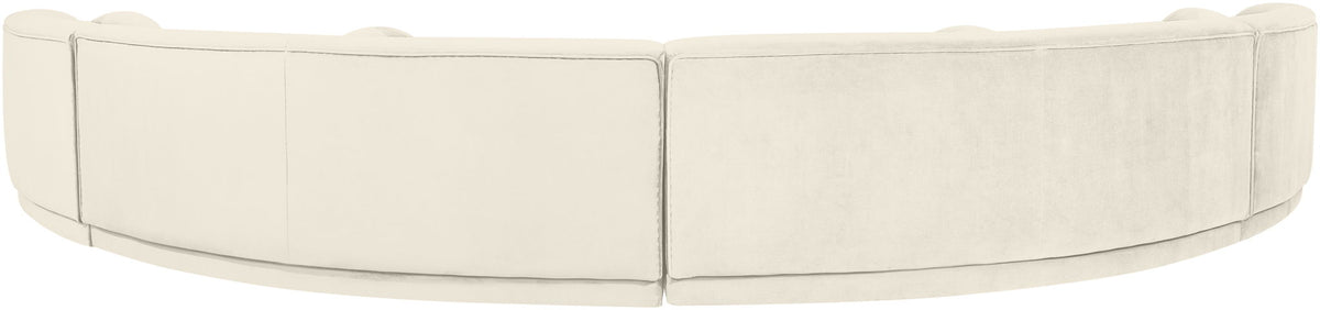 Avra - 189" Velvet Performance Fabric Upholstered Sectional