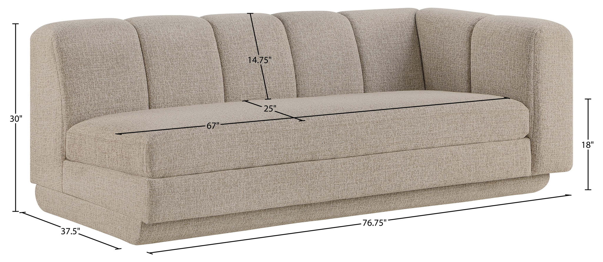 Modari - Fabric Upholstered Sofa