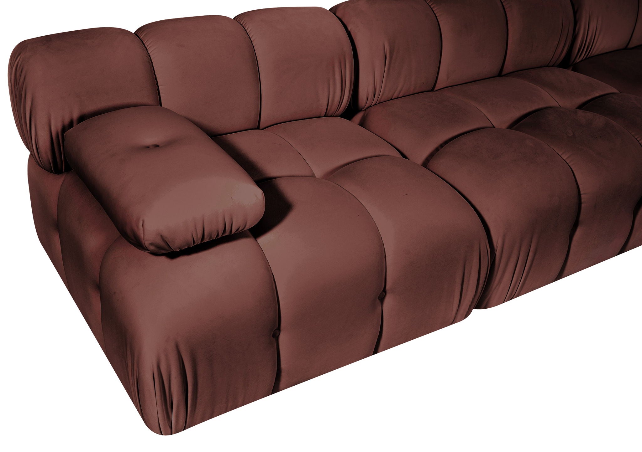 Orin - Velvet 4 Piece Modular Sofa