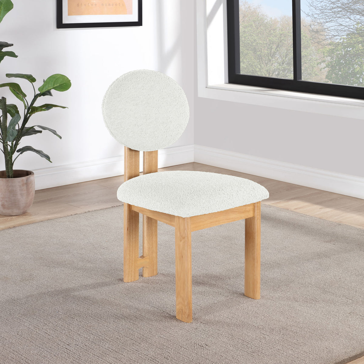 Napa - Dining Chair With Natural Legs (Set of 2)