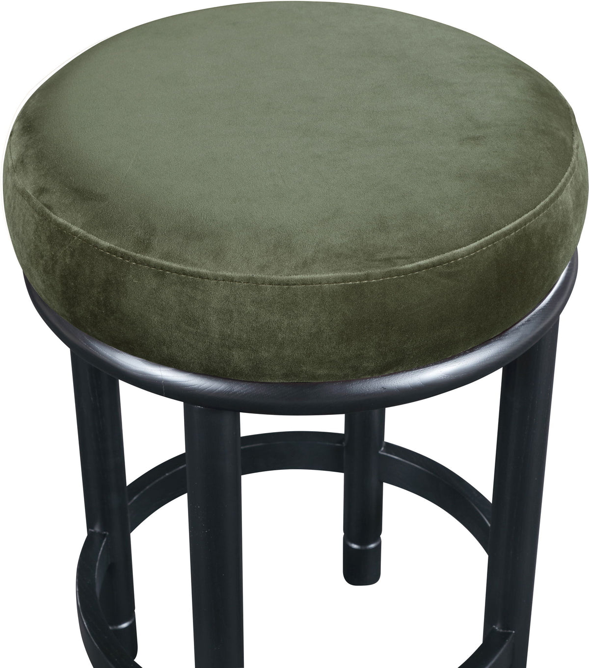 Monette - Counter Stool With Black Base