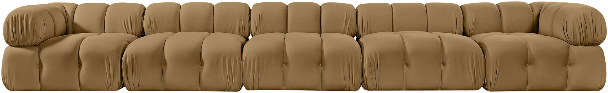 Orin - Fabric Velvet 5 Piece Modular Sofa