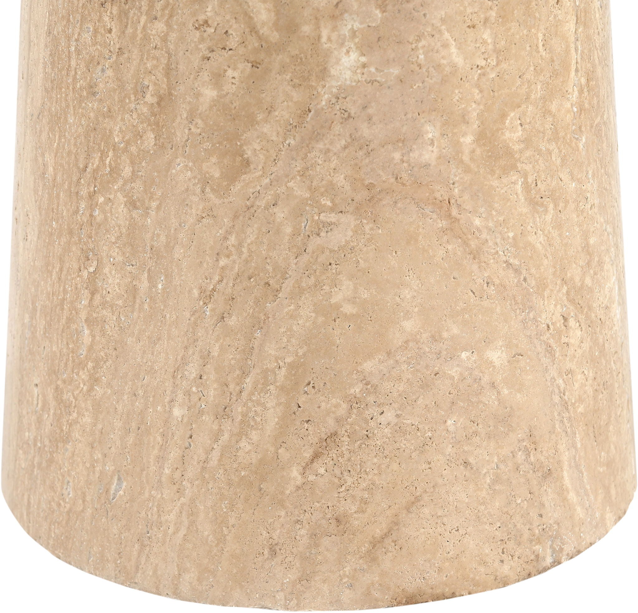 Fontelina - 30" Genuine Bistro Dining Table - Travertine