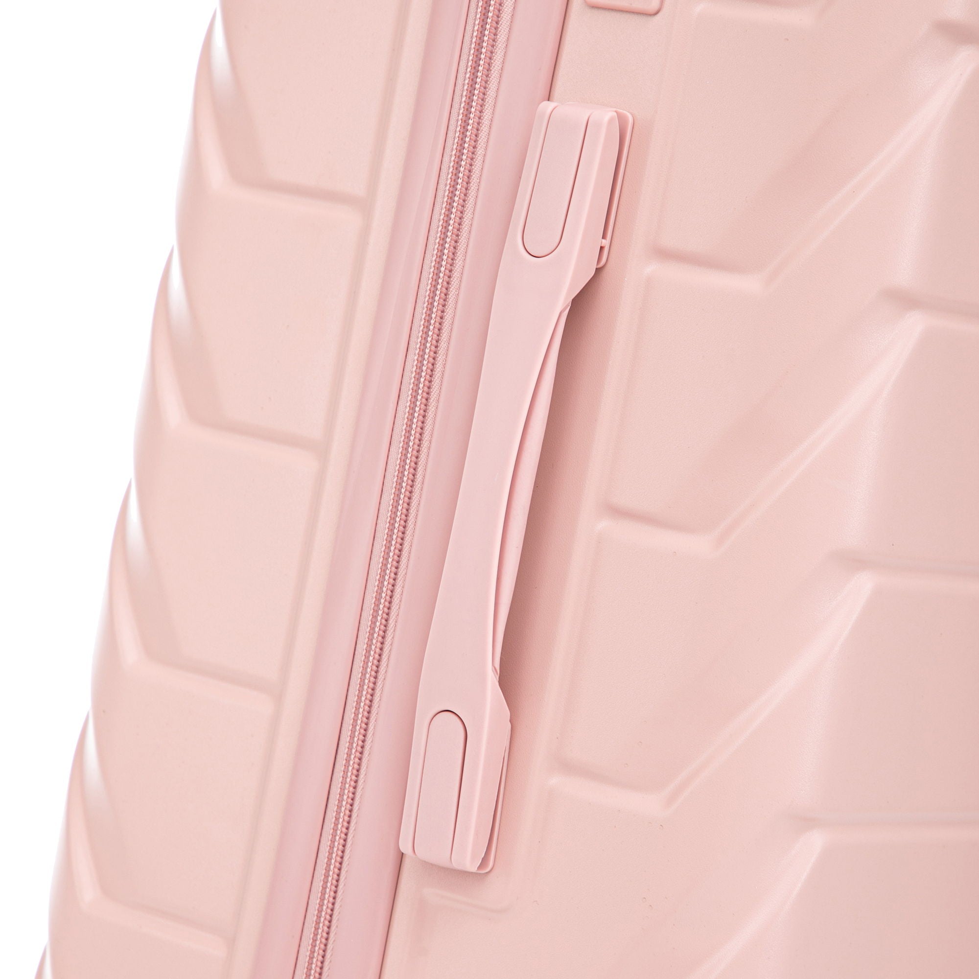 Hard Shell Luggage With Scratch Resistant Surface, 4 Wheels, Combination Lock & Side Hooks