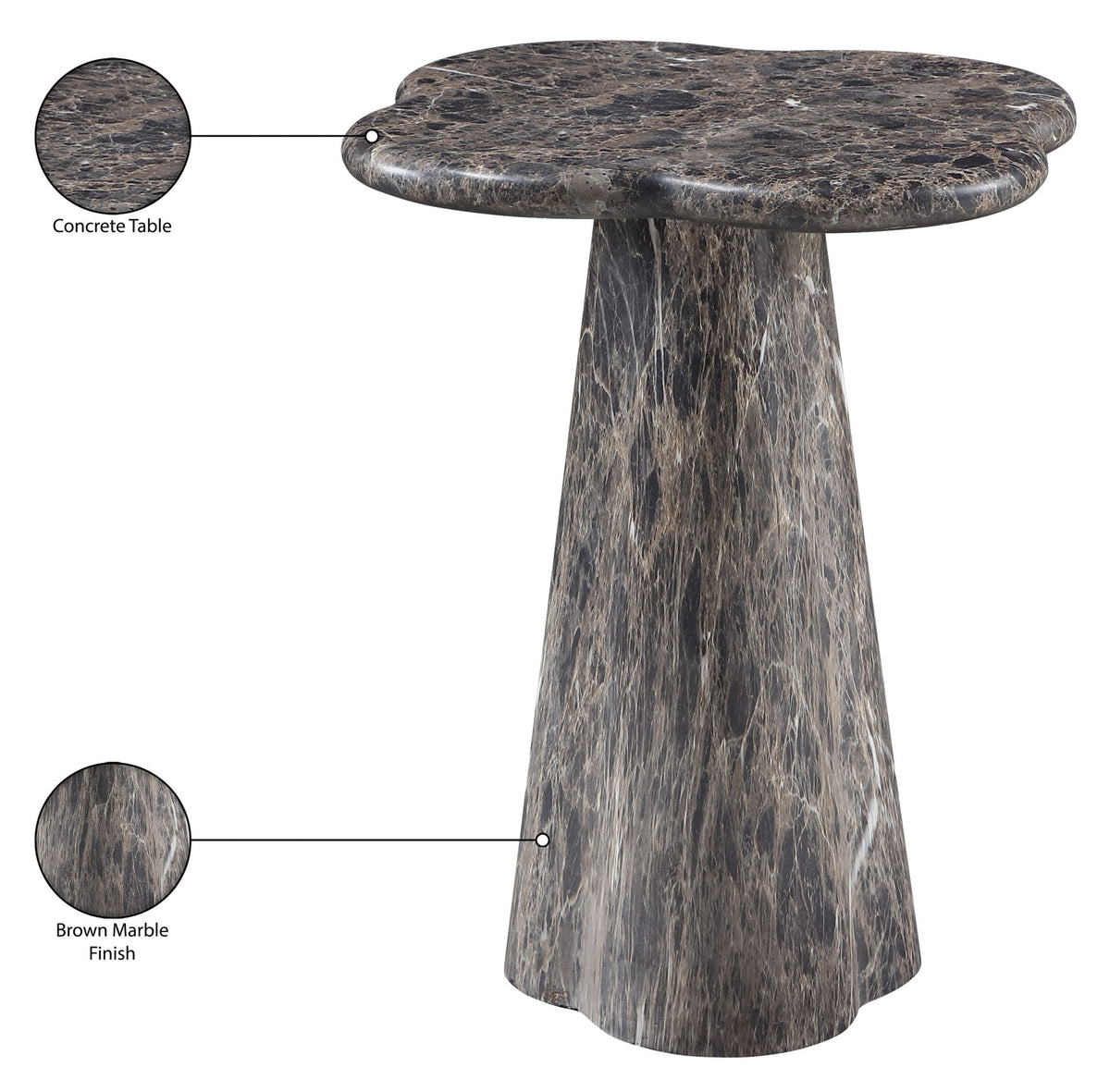 Nola - Concrete Indoor / Outdoor End Table