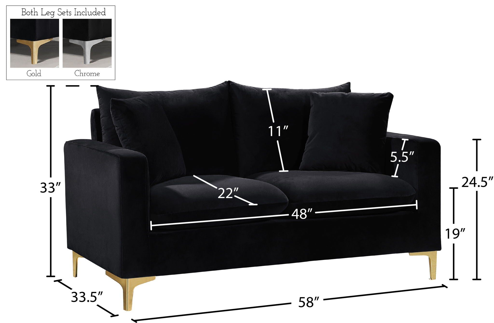 Naomi - Loveseat