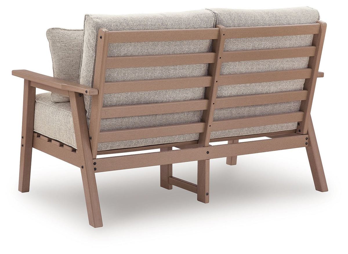 Grover Beach - Loveseat With Cushion - Driftwood