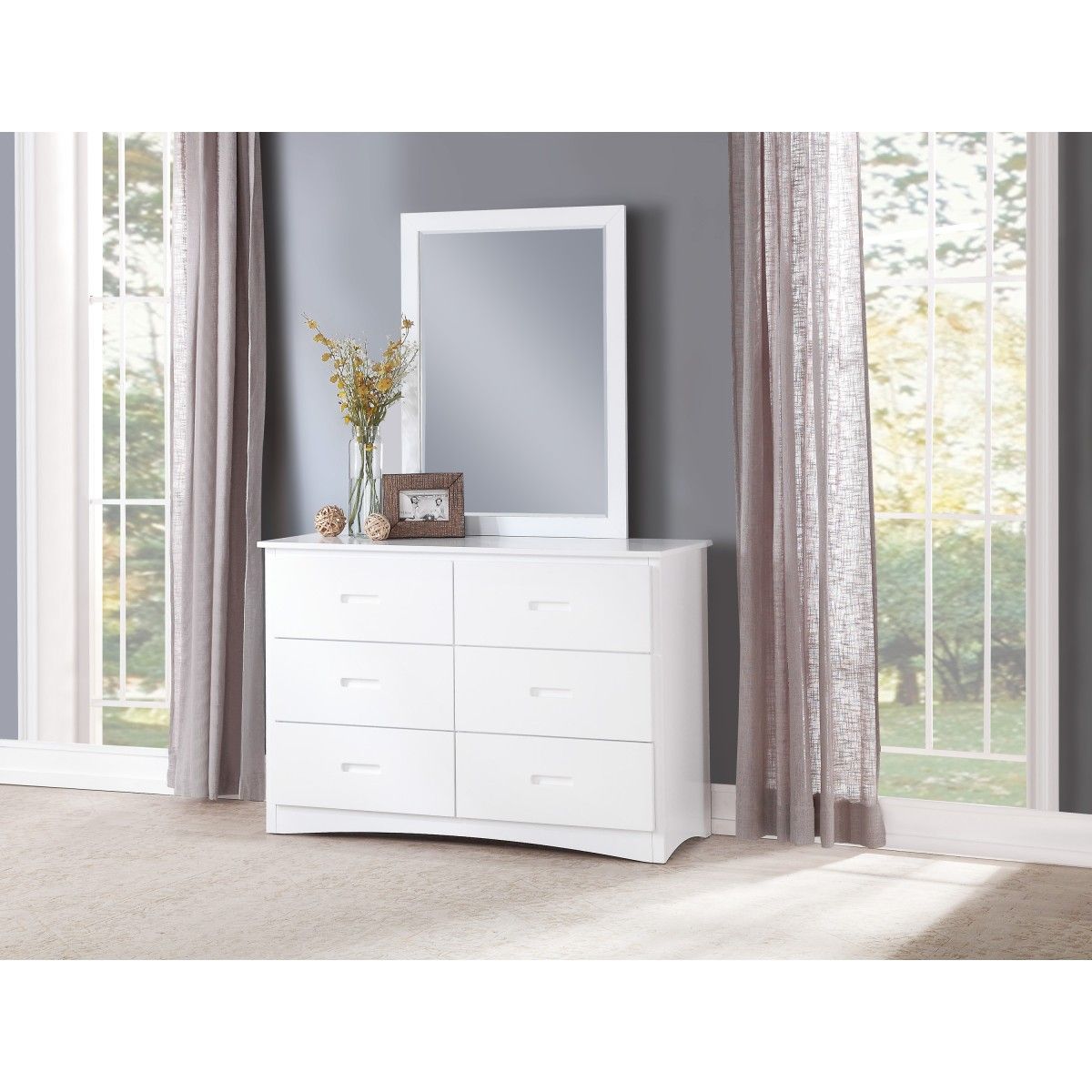 Galen - Mirror - White