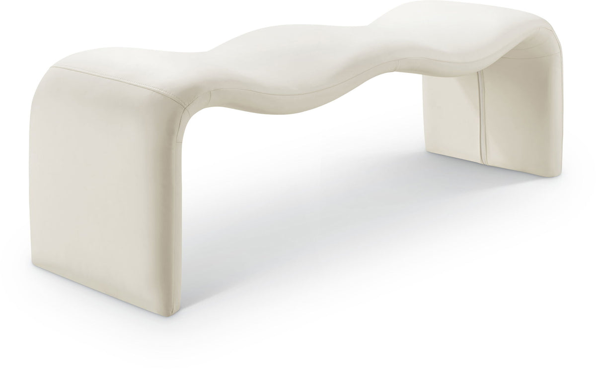 Willow - Faux Leather Bench