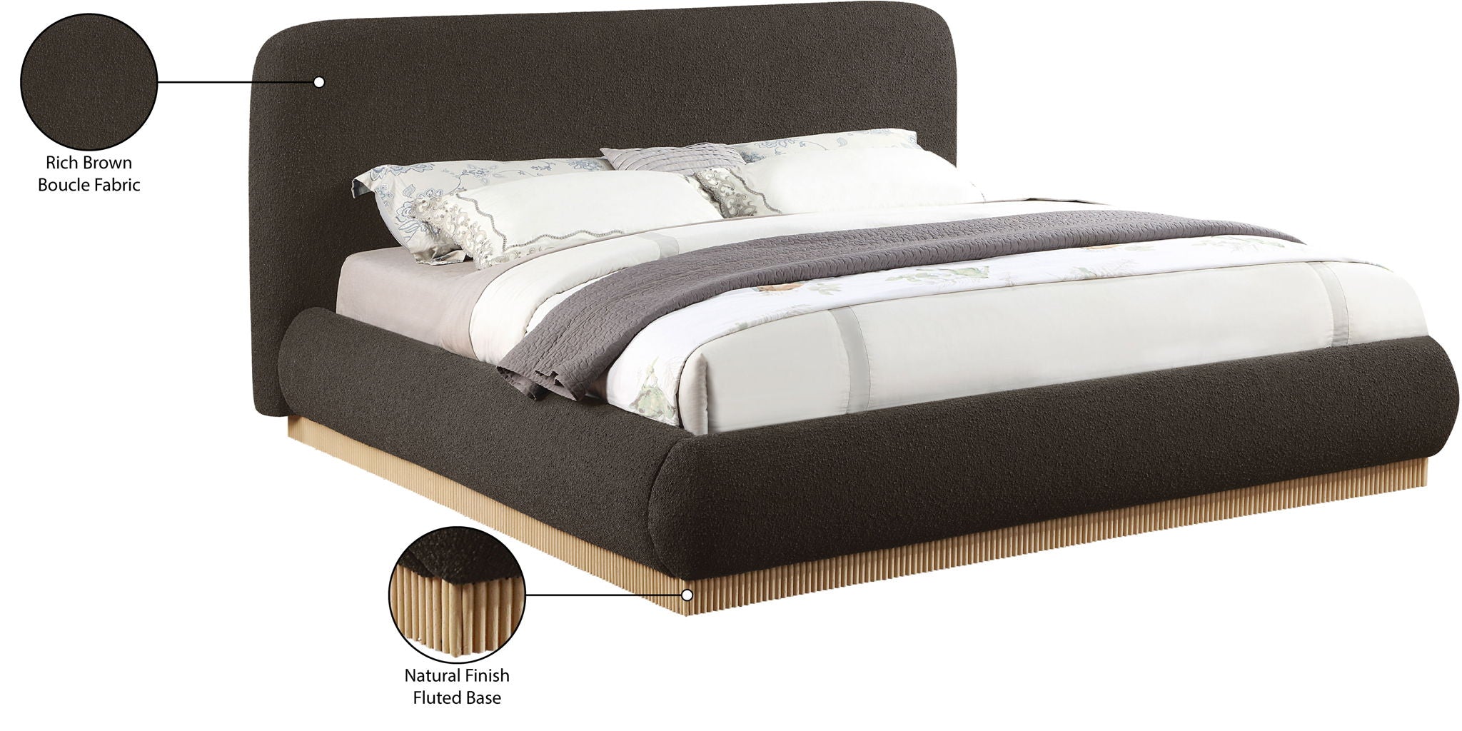 Rigby - Bed With Natural Base
