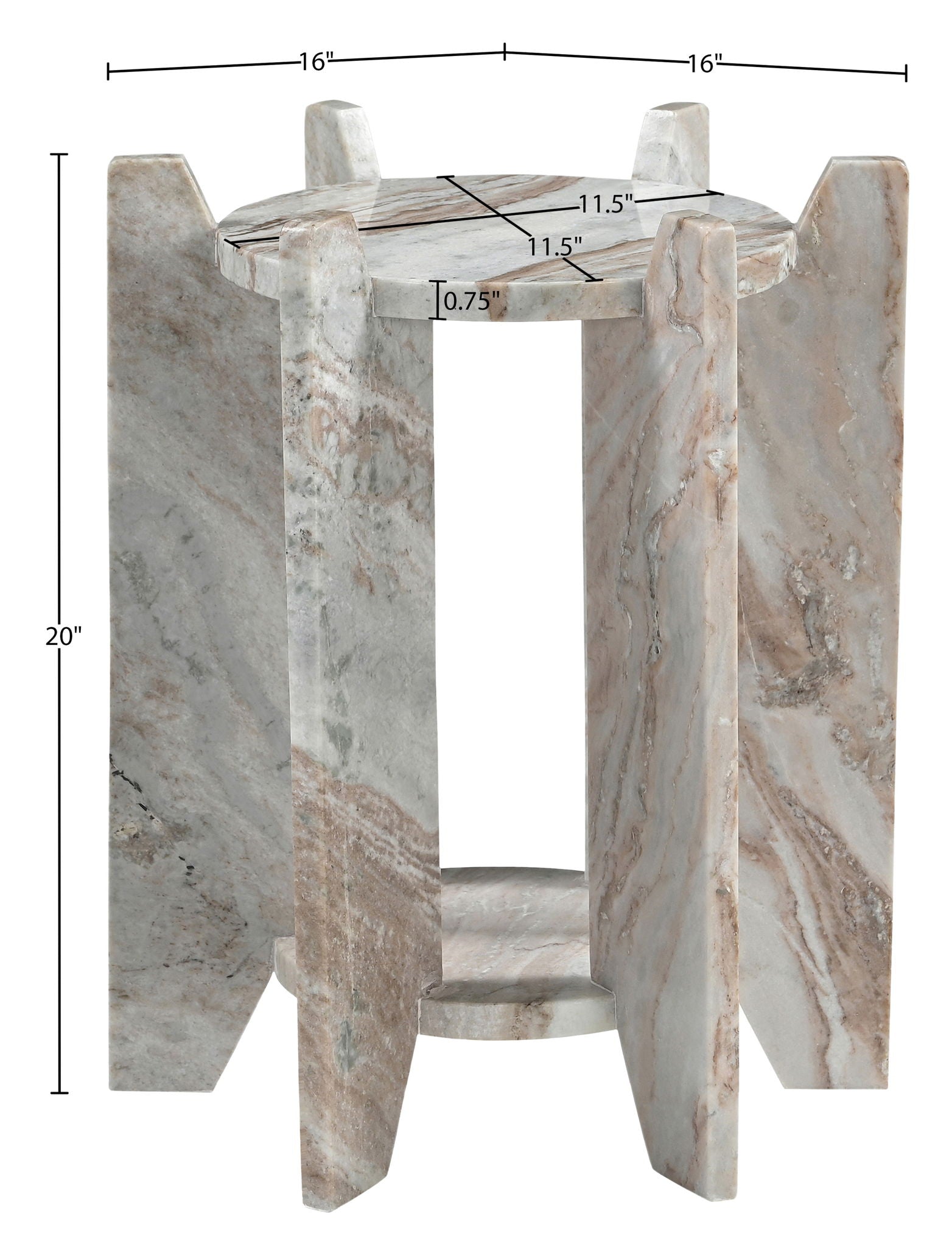 Soriano - Genuine Marble Table