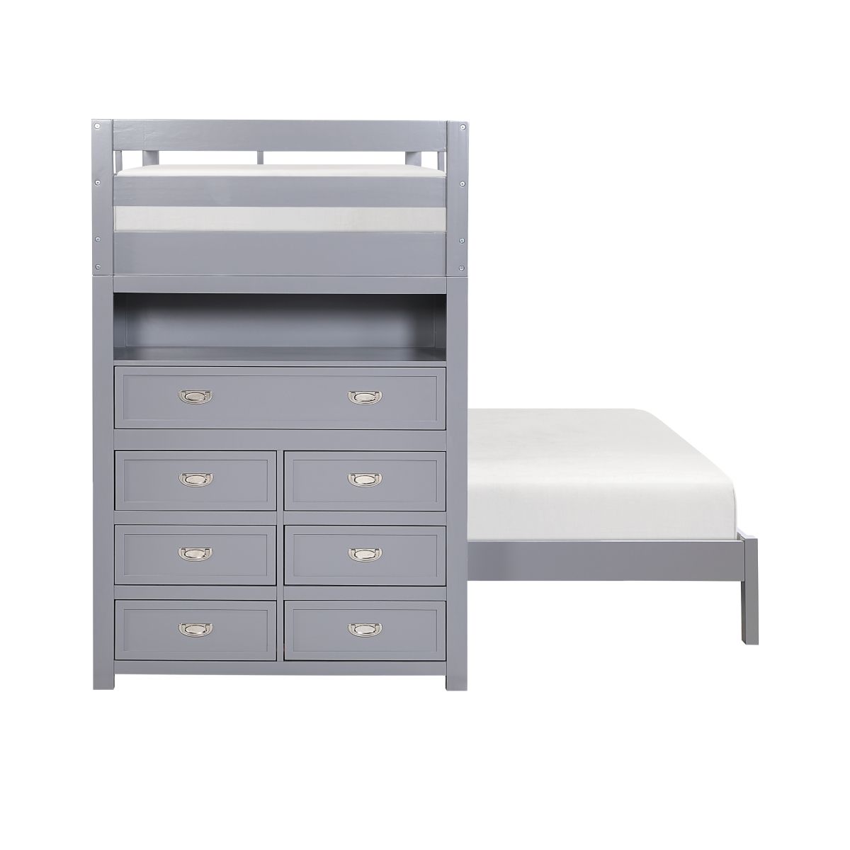 Sloane - Loft Bunk Bed With Chest And Hidden Desk