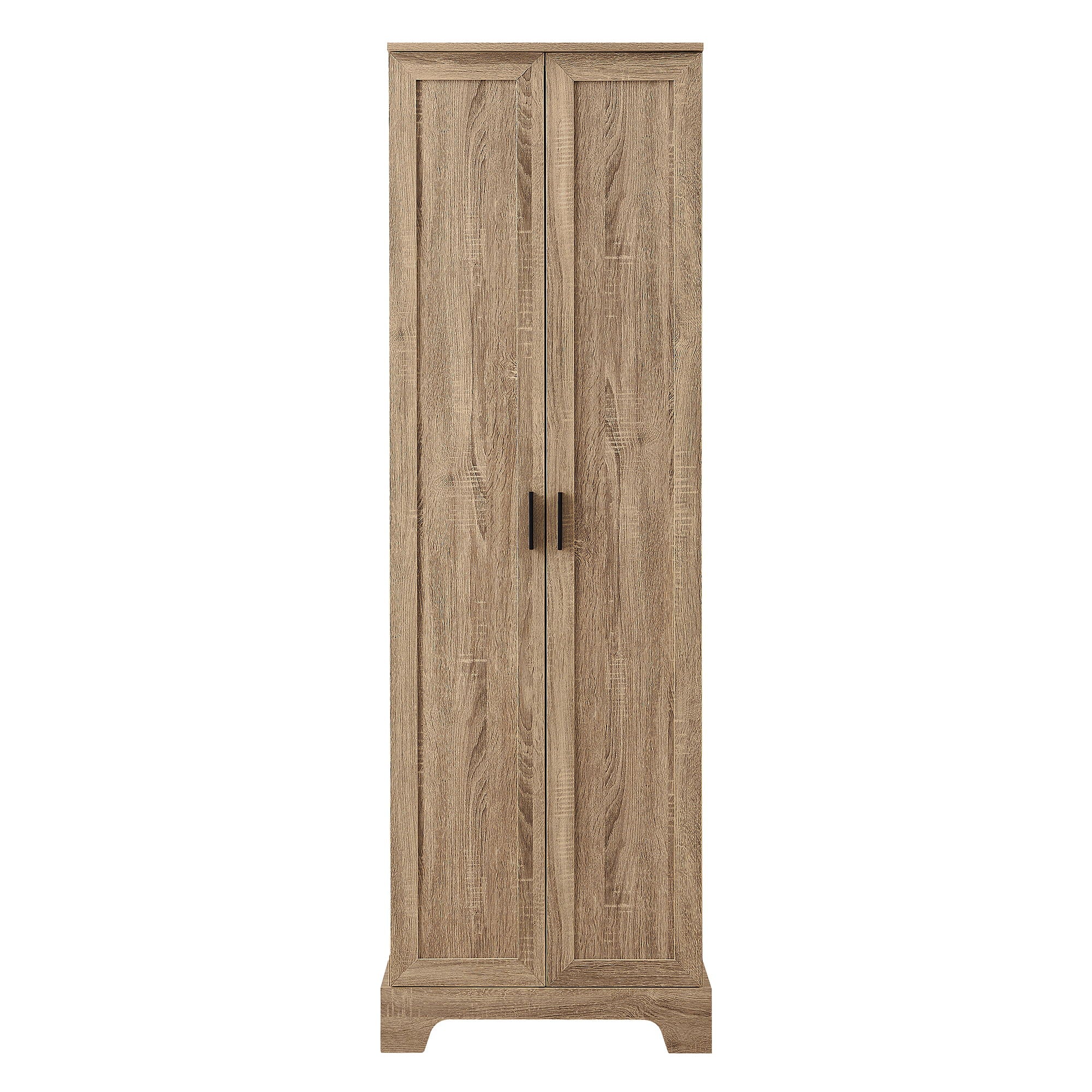 Storage Cabinet With Adjustable Shelves, 2 Doors, Rectangle Design For Bathroom