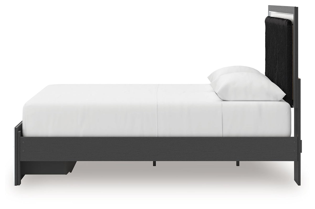 Zuraleus - Upholstered Panel Platform Storage Bed