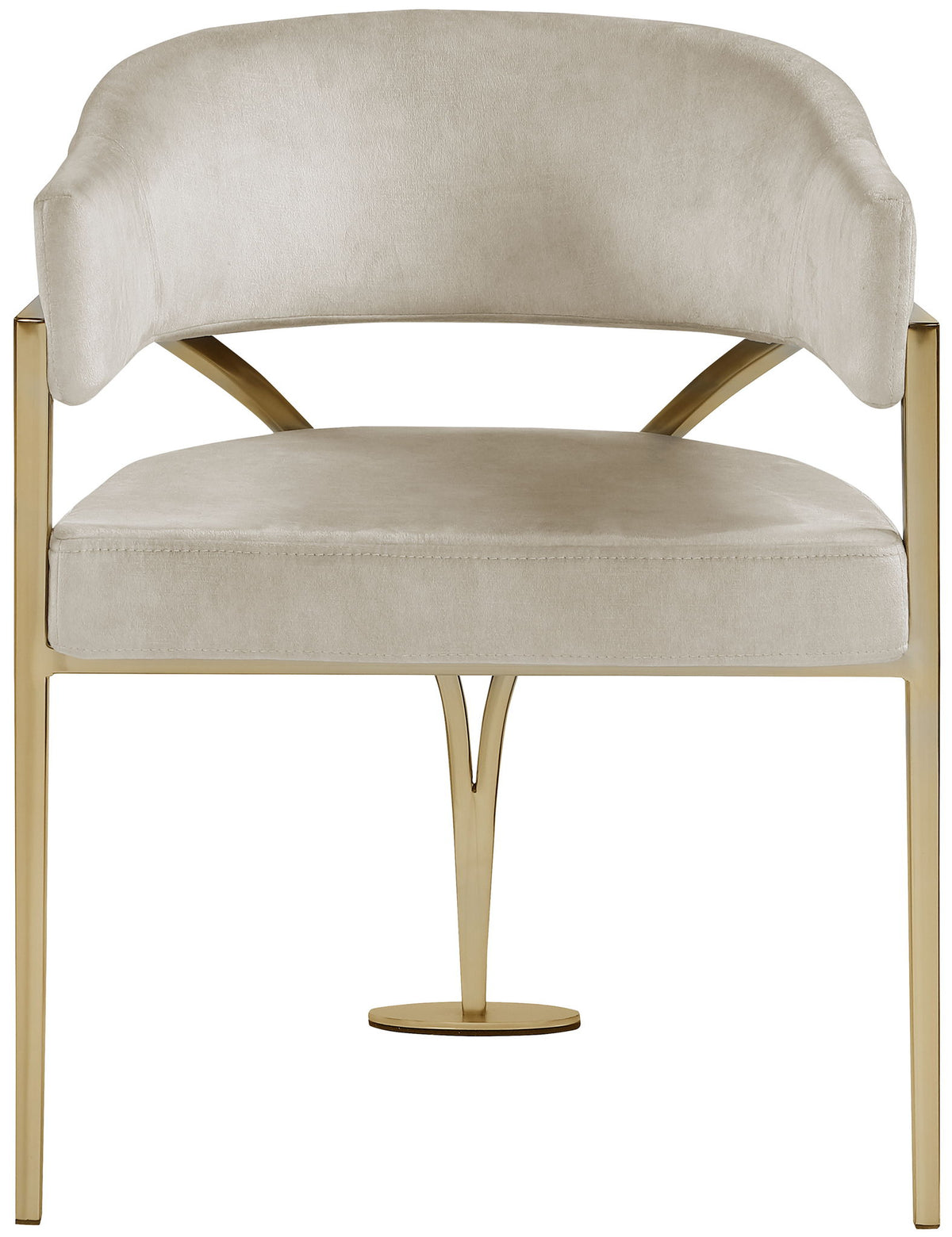 Madelyn - Dining Chair (Set of 2) - Brushed Brass