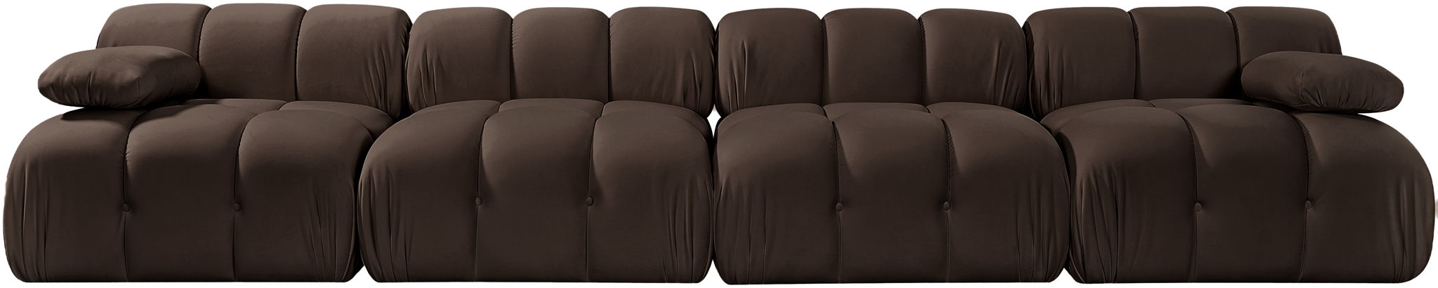 Orin - Velvet 4 Piece Modular Sofa