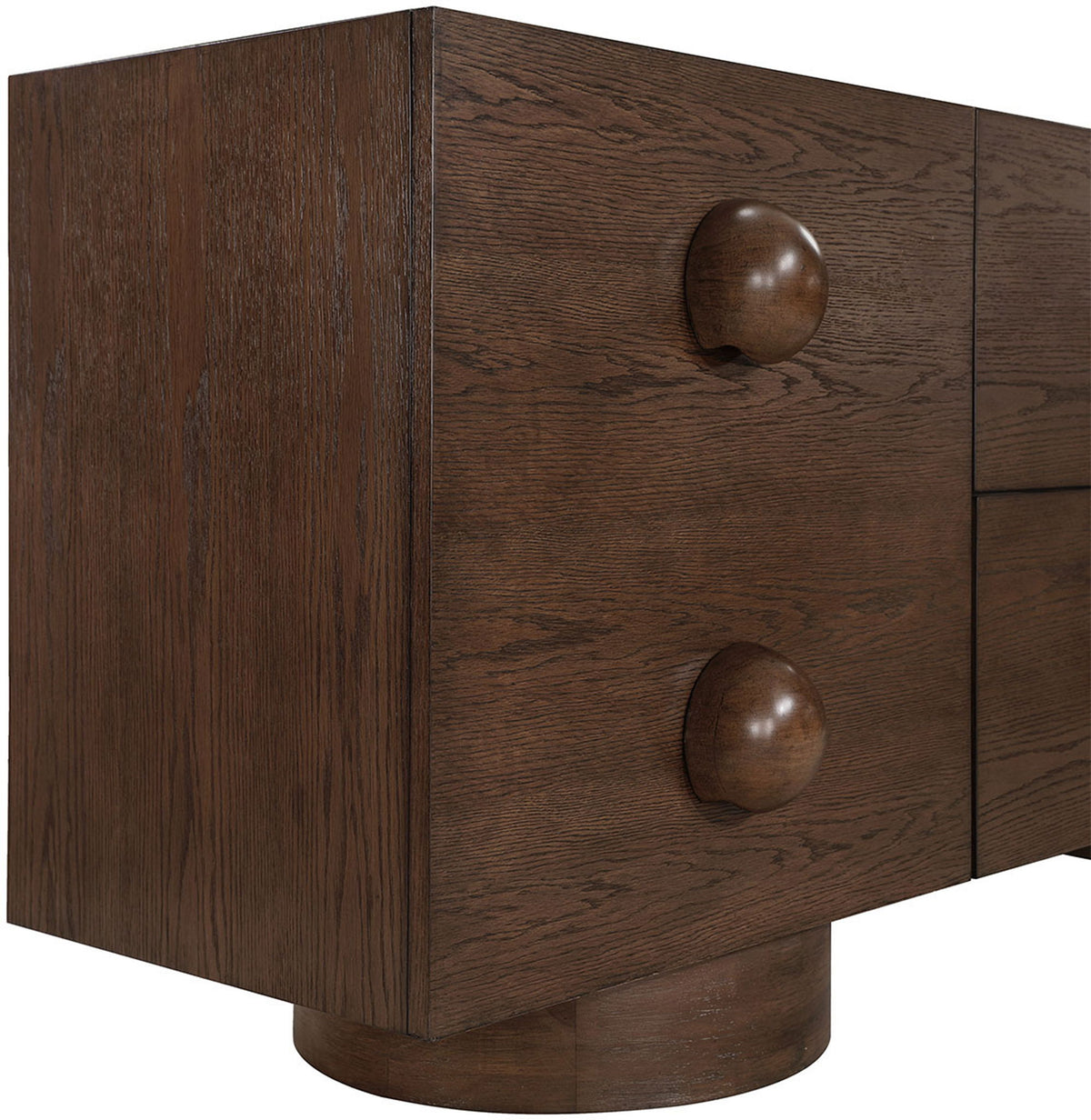Bubble - Rubberwood with Oak Veneer Sideboard / Buffet