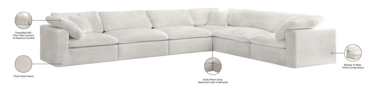 Cozy - 6 Piece Modular Corner Sectional