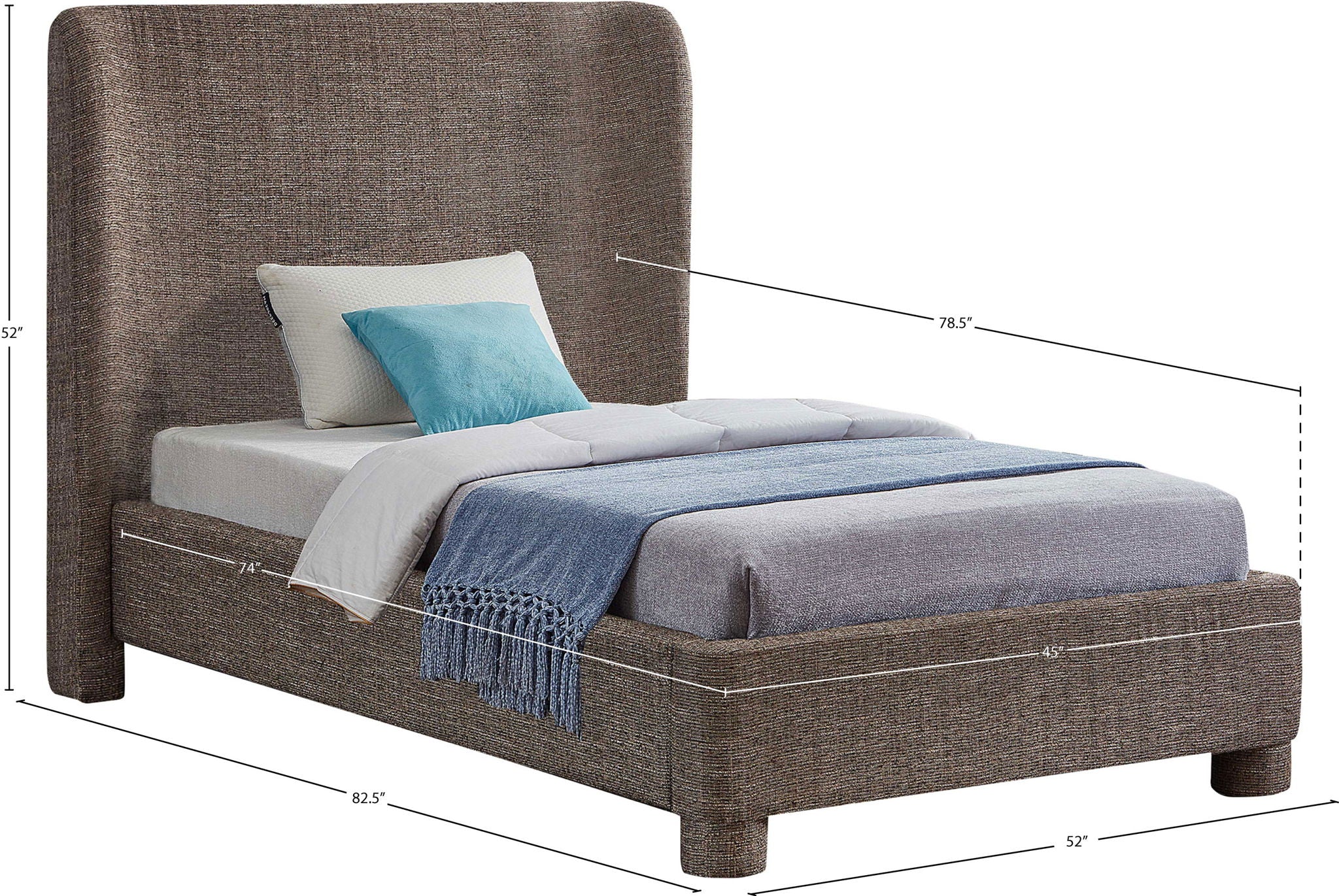 Penny - Polyester Fabric Bed