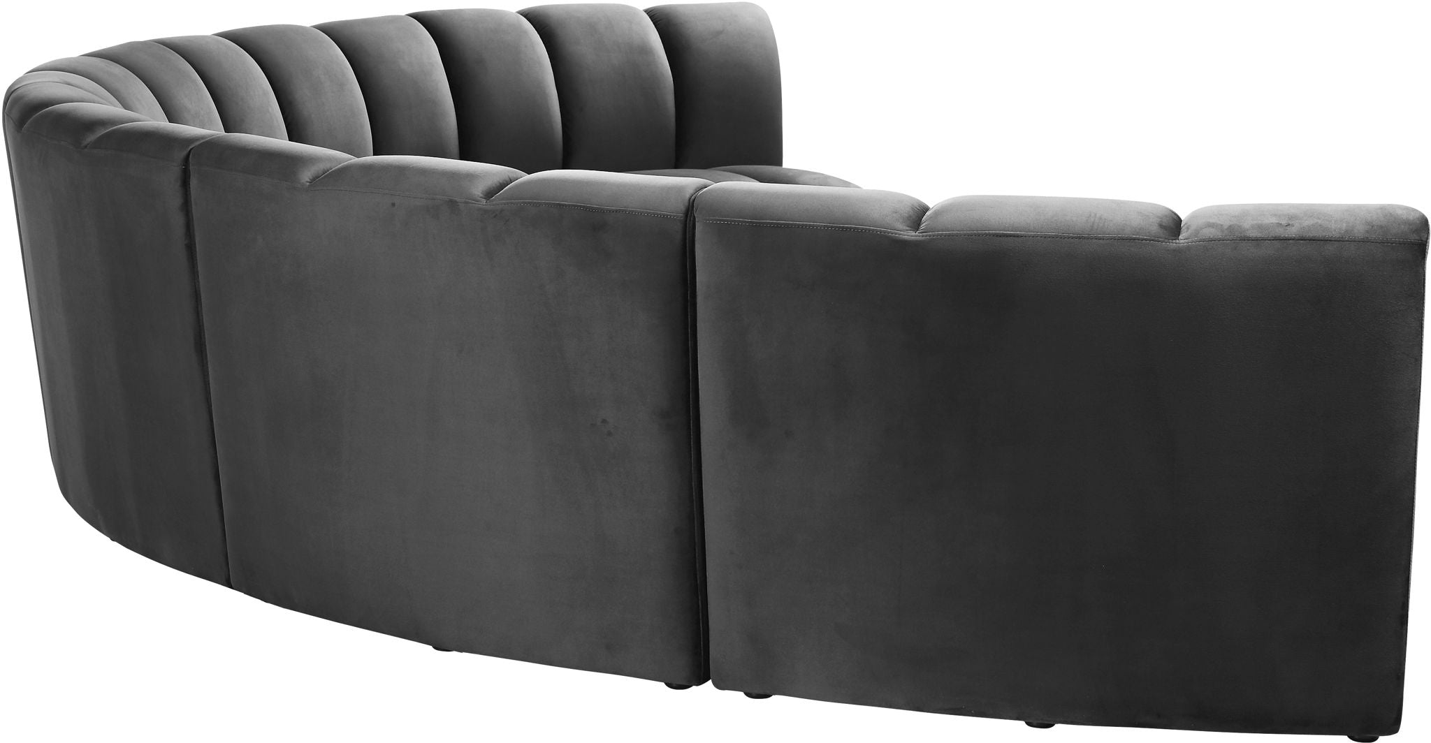 Infinity - 6 Piece Velvet Modular Sectional