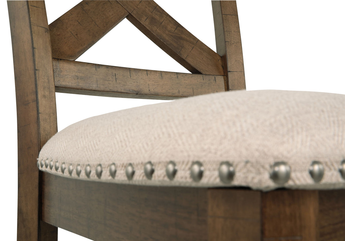 Moriville - Upholstered Barstool (Set of 2) - Beige