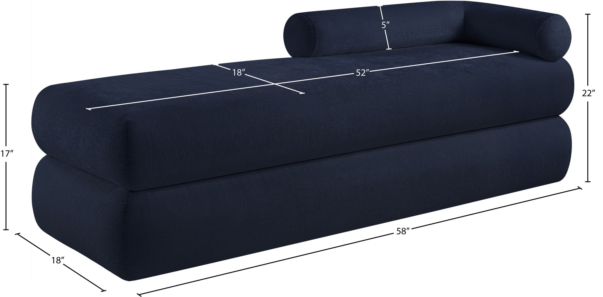 Kennedy - Chenille Bench