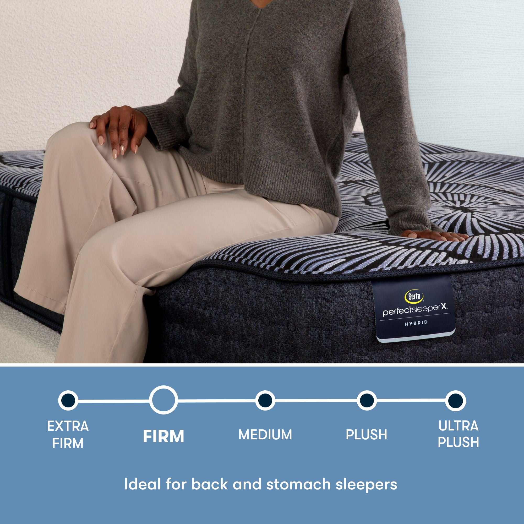 Perfect Sleeper - 12.5" X Aspen Hybrid Firm Mattress