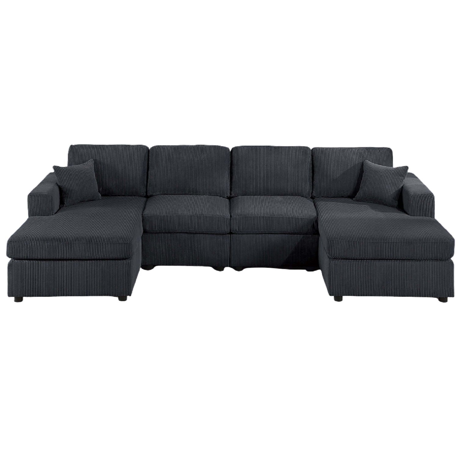 Modern Design Sectional Set With Right And Left Arm Chaise